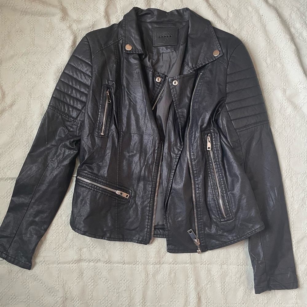 BLANK NYC LEATHER(look) MOTO JACKET
